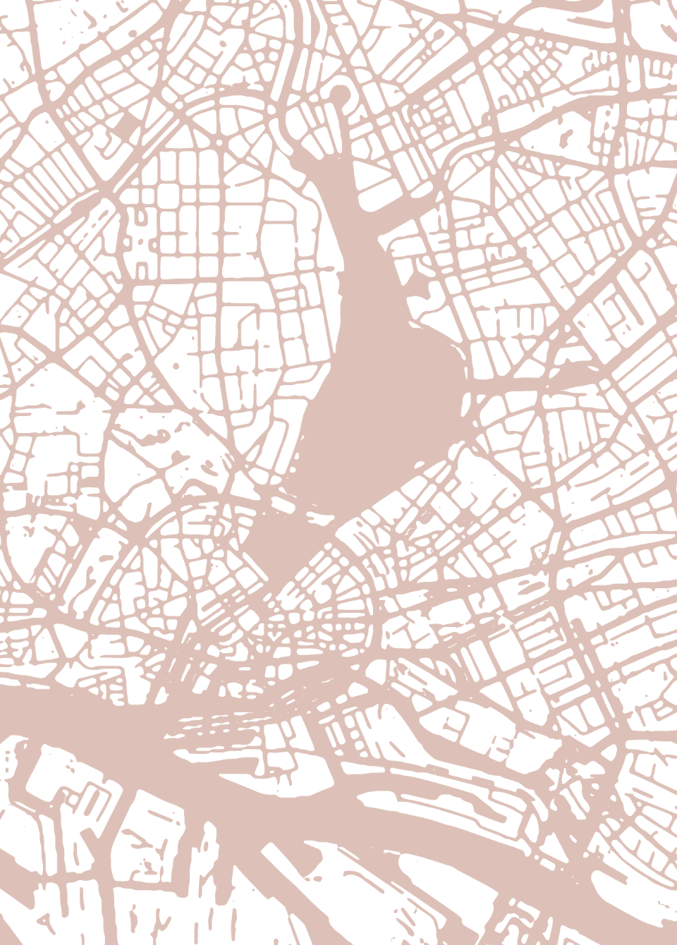 Karte Hamburger Innenstadt